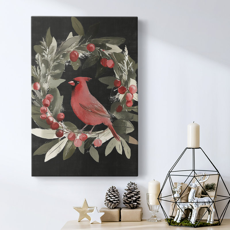 Art des Fêtes de Noël - Toile tendue avec châssis XXX, H 18 po x l 12 po