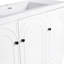 Meuble-lavabo autoportant 48 po et 3 portes d'armoire à fermeture en douceur (emballage KD) - sans le lavabo-320481795