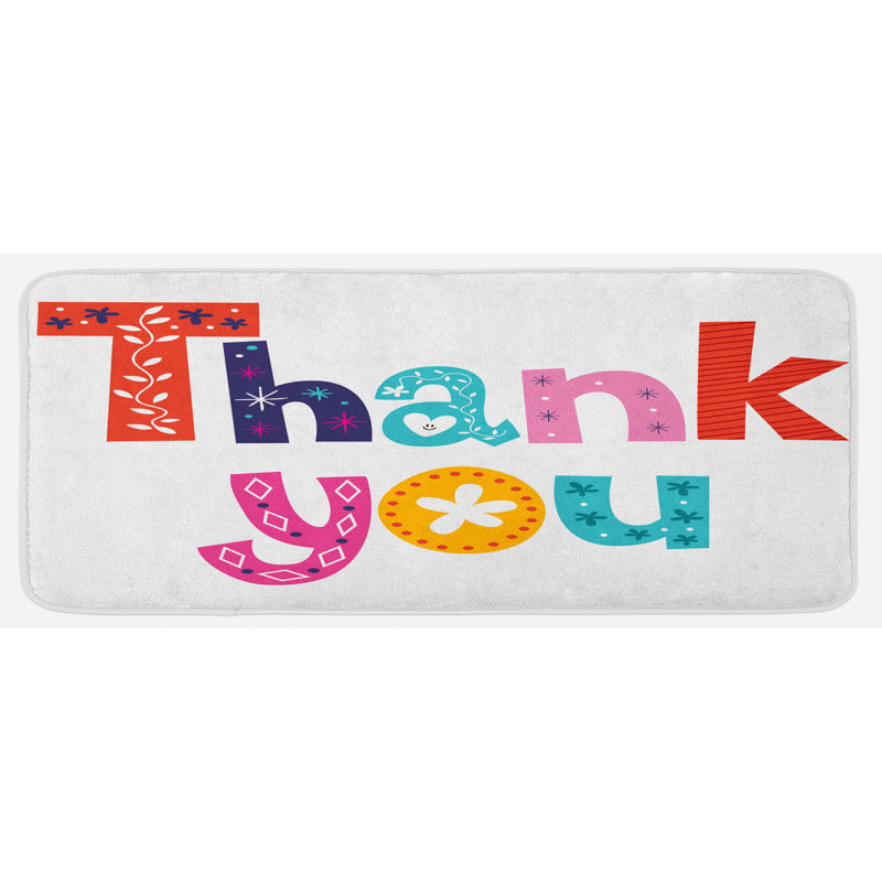 Tapis de cuisine Thank You