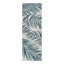 Tapis intérieur / extérieur bleu clair / blanc en polypropylène tissé à la machine Rowdy-724539972