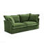 Canapé moderne à 2 places avec housse pour canapé de salon, canapé 2 places, canapé à assise profonde en chenille simple avec coussin rembourré et housse amovible, canapé confortable pour petit espace, appartement, vert-129680123