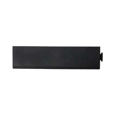 Système de planchers Flexrite Workspace, bordure biseautée 4 po x 20 po x 5/8 po, coin femelle, fabriqué avec Reviverite, un matériau écologique recyclé à 100% à partir de pneus usés et de plastique, 10 par caisse, noir