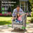 Emanuell 5 - Person Wicker Outdoor Conversation Set, Patio Sofa & Swivel Chair Set with Fire Pit and Cushions-1138905295
