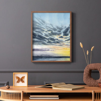 Anastasia Island Sunset I Framed Print - Solid Wood