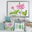 Deux fleurs de lotus roses - Peinture sur toile-60161991-60161992