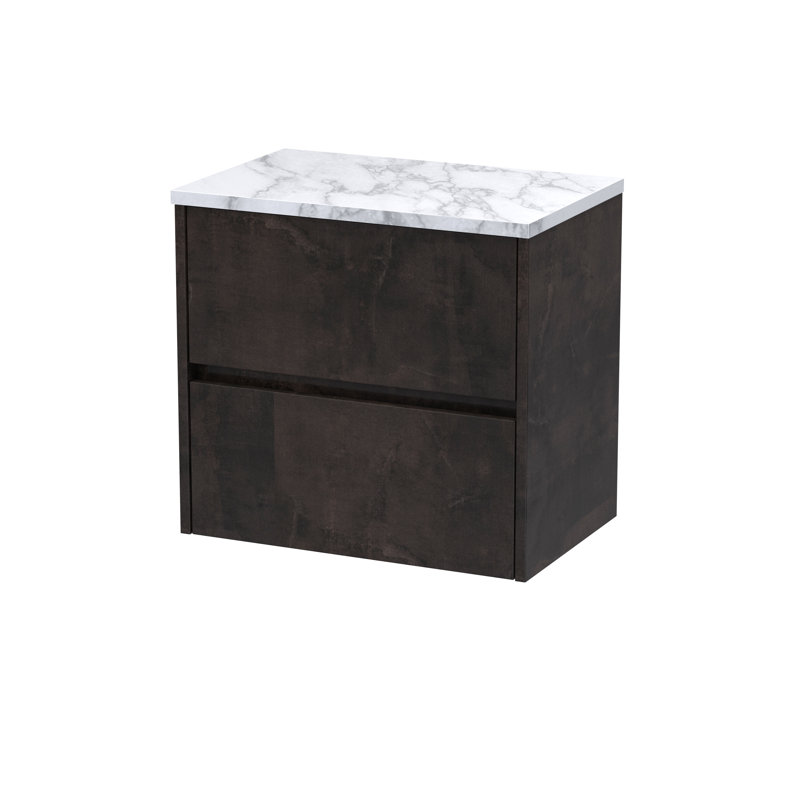 Havana 60.5cm Single Bathroom Vanity Base Only, Metallic Slate