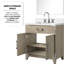 30 po L x P 22 po, salle de bain en chêne gris
