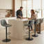 HOMCOM Bar Stools Set of 2, Modern Swivel Barstools for Dining Room-1350830345