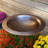 18" Classic Copper Birdbath with Tulip Stand