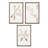 Set of Three Laser Engraved Wooden Inspirational Wall Décor