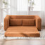 Canapé-lit escamotable pliable 71 po 2-en-1 avec accoudoirs et coussins de dossier, canapé-lit convertible en chenille désossé, avec matelas, lit de repos, canapé-lit, salon, chambre d'amis, dortoir-469981703-469981752