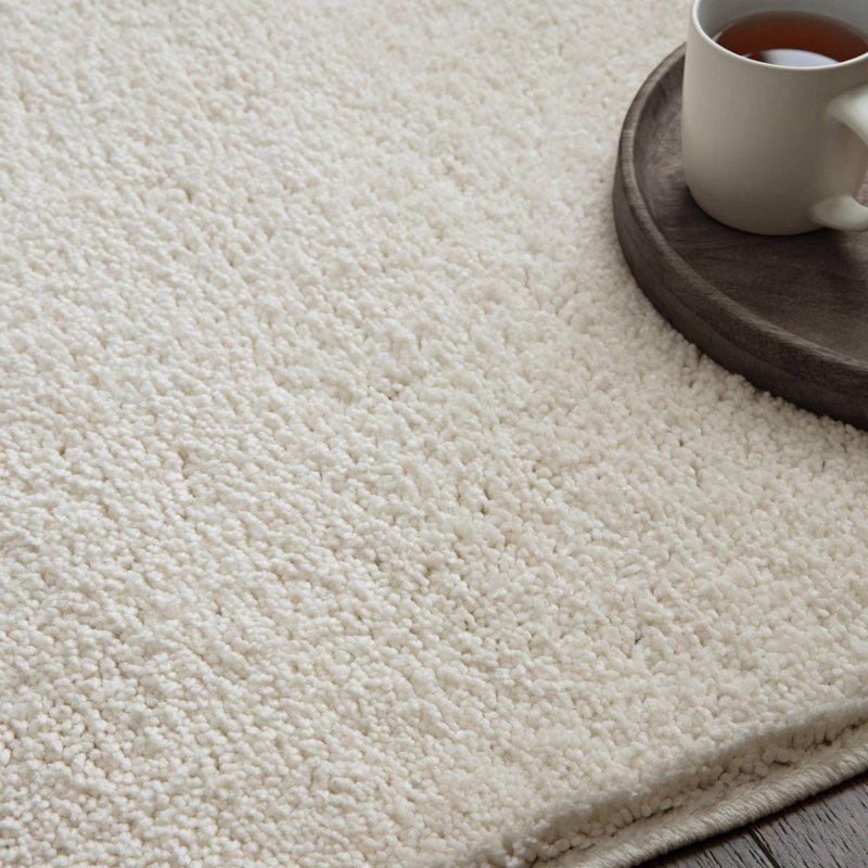 Ronalee Rectangle Shag Washable, Ivory, Rectangle 140 x 200 cm
