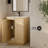 St. Tropez 24" Freestanding Bathroom Vanity In Green Oak With 3-Hole Centerset Sink Top-108958685-108958690-108958691