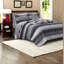 Ensemble de literie pour grand lit moderne 8 pièces, mélange de microfibre de coton ultra doux, motif aquarelle pour le confort de la maison