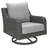 Erdita Swivel Wicker Outdoor Lounge Chair
