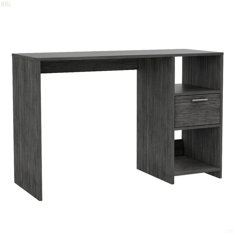 2-Shelf 1-Drawer Writing Desk, Oak