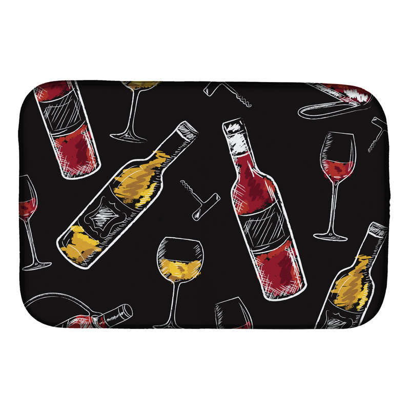 Drying Mat, Red/Black