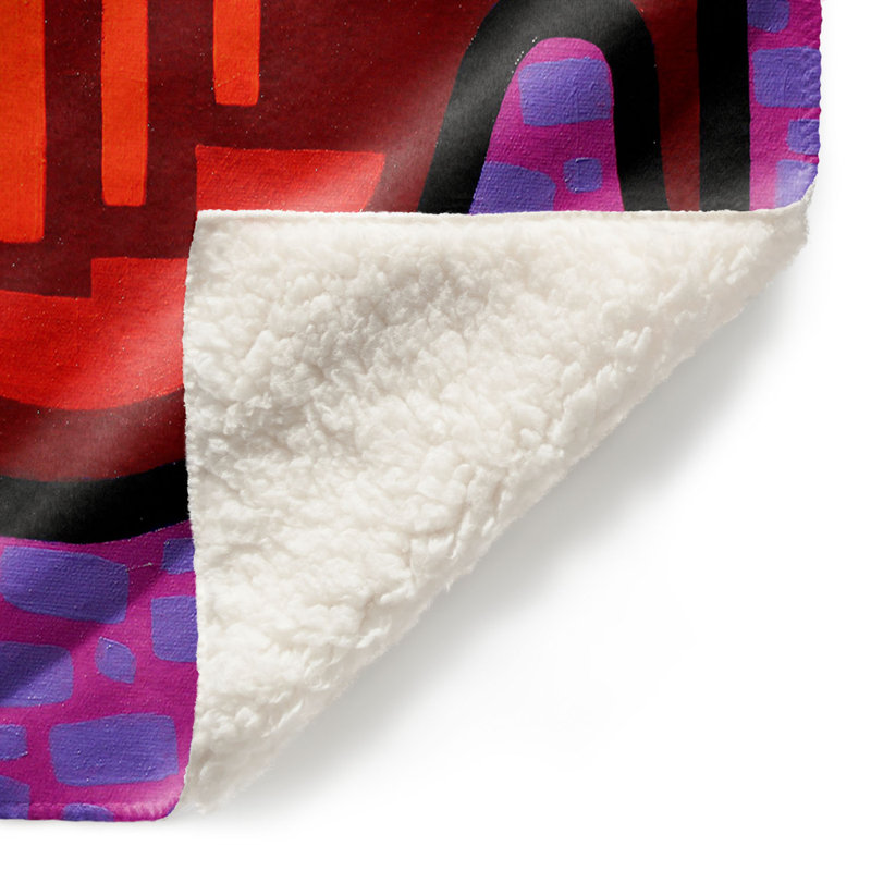 Couverture sherpa doux 2 poissons, l 51 po x L 60 po