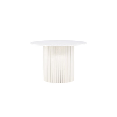 Damarien Round Metal Base Dining Table