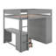 Lit mezzanine double avec placards et bureau-816031750