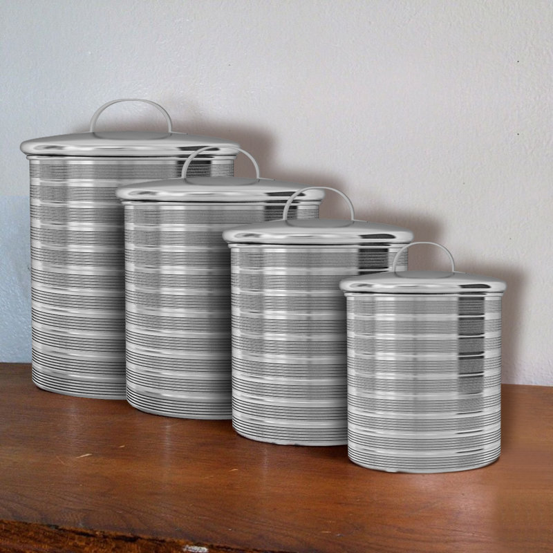 Metal Jar - Set of 4