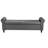Button-Tufted Storage Ottoman Bench Rolled Arm PU Leather Wood Legs-822022260