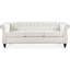 Accoudoirs roulés blancs, longueur 82,18 po, 3 places, revêtement en cuir Pu, rembourrage en mousse, structure en bois massif avec contreplaqué, canapé à 3 pieds en bouleau, extérieur, boucles à tirage profond décalées, uniformément supportées, couche de peinture-981384850