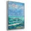 The Coast At Port D'Amont, Rough Sea, 1886, reproduction d'art sur toile encadrée-940086791-940086784