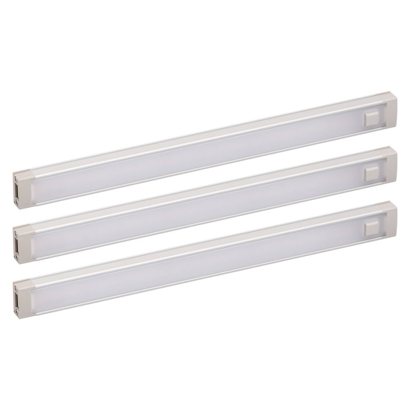 Warm White LED 9-Inch Under Cabinet Light Bar Kit