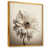 Toile avec cadre flottant or