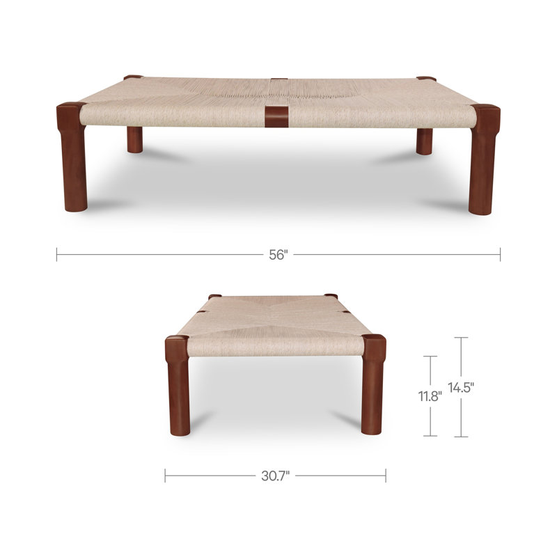 Kaia Outdoor Coffee Table Dark Brown