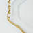 Clear Charger Plates with Gold Rim, Plastic