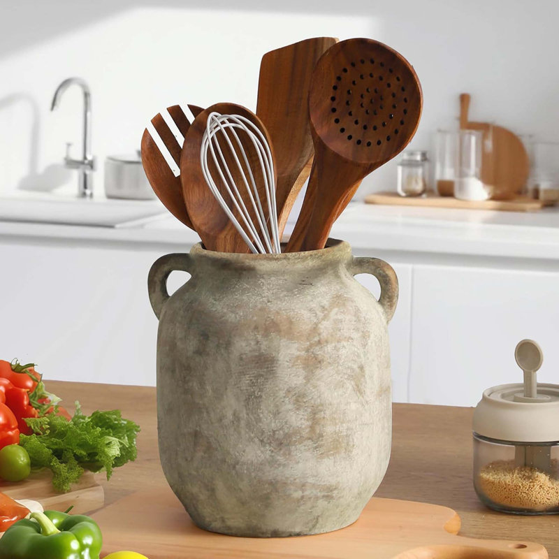 Vase en céramique 7,6 pouces avec poignée