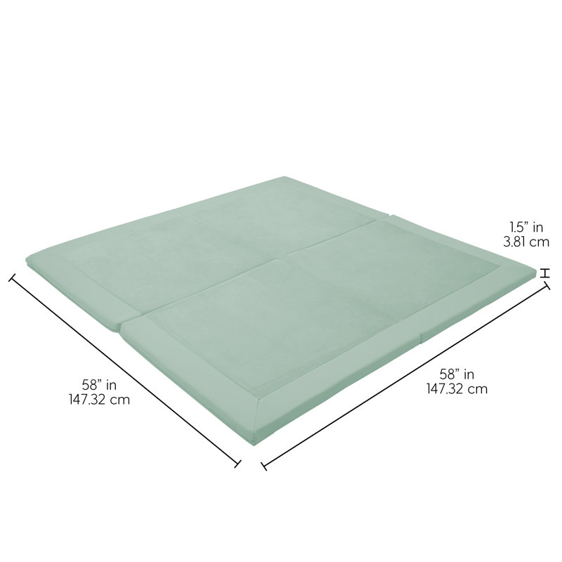 Tapis pour tout-petits à 4 textures Space Saver, Aloès