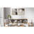 Large Neutral Abstract Wall Art (Beige, Gallery Wrap, 48" X 24"), Modern Abstract Artwork Pictures Wall Decor Retro Painting Rustic Canvas Prints For Living Room Office Decoration
