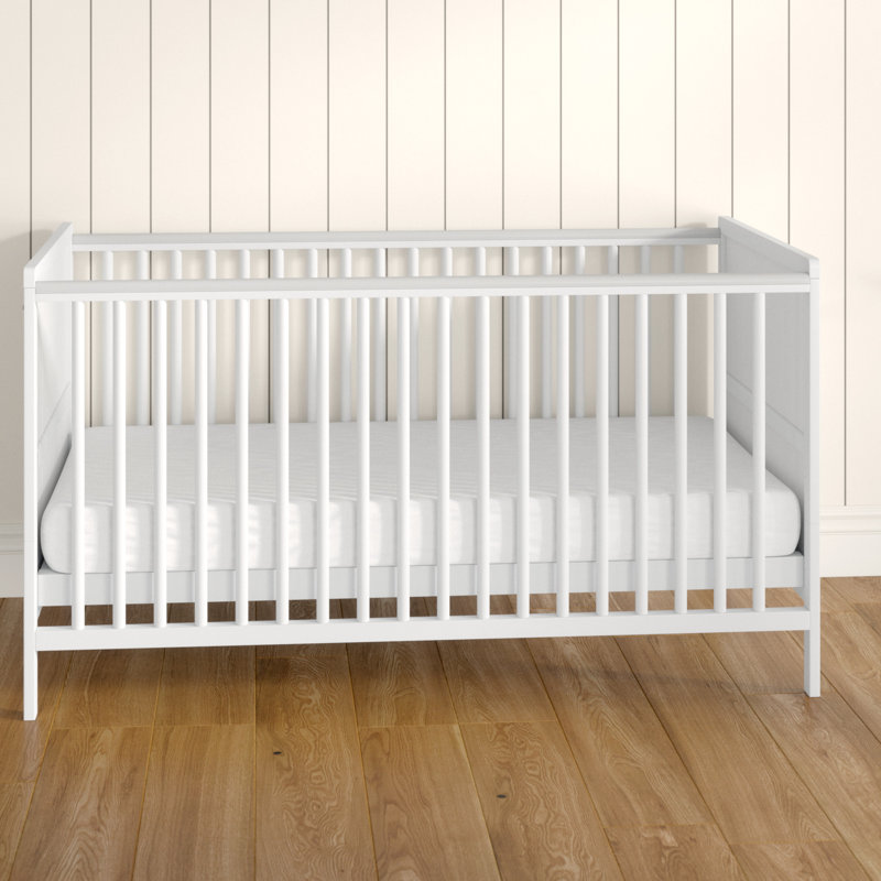 2 Cot Bed Bundle with Mattress, White