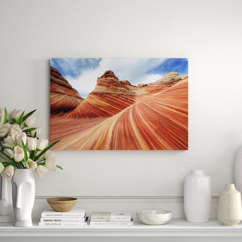The Dunes Print, 24" H x 24" W x 2.5" D, Aluminum