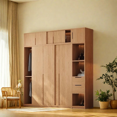 Garde-robe simple en forme de bûche