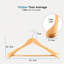 Emond Wood Standard Hanger for Suit/Coat