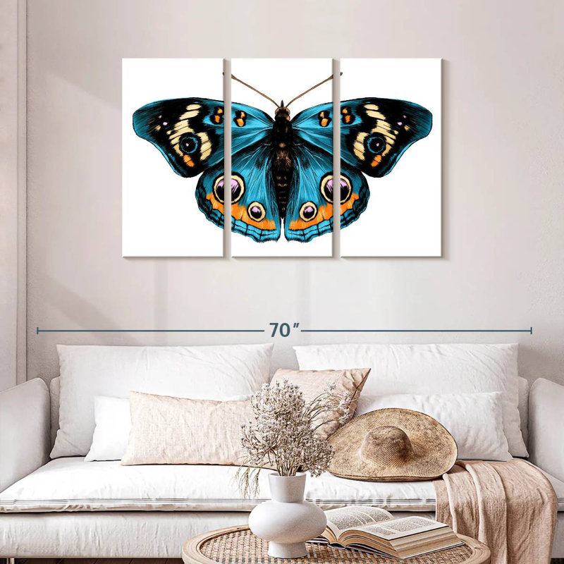 Brampt Butterfly Symmetry, H 28 po x l 45 po