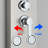 44'' Shower Panel with Fixed Shower Head