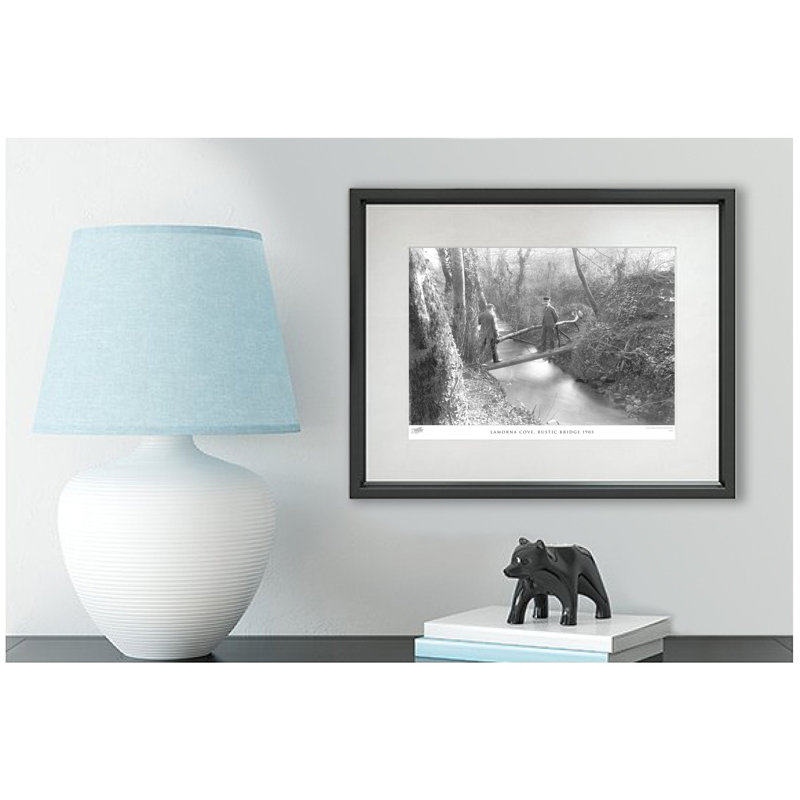 Lamorna Cove, Rustic Bridge 1903 - Single Picture Frame Print, 40cm H x 50cm W x 2.3cm D