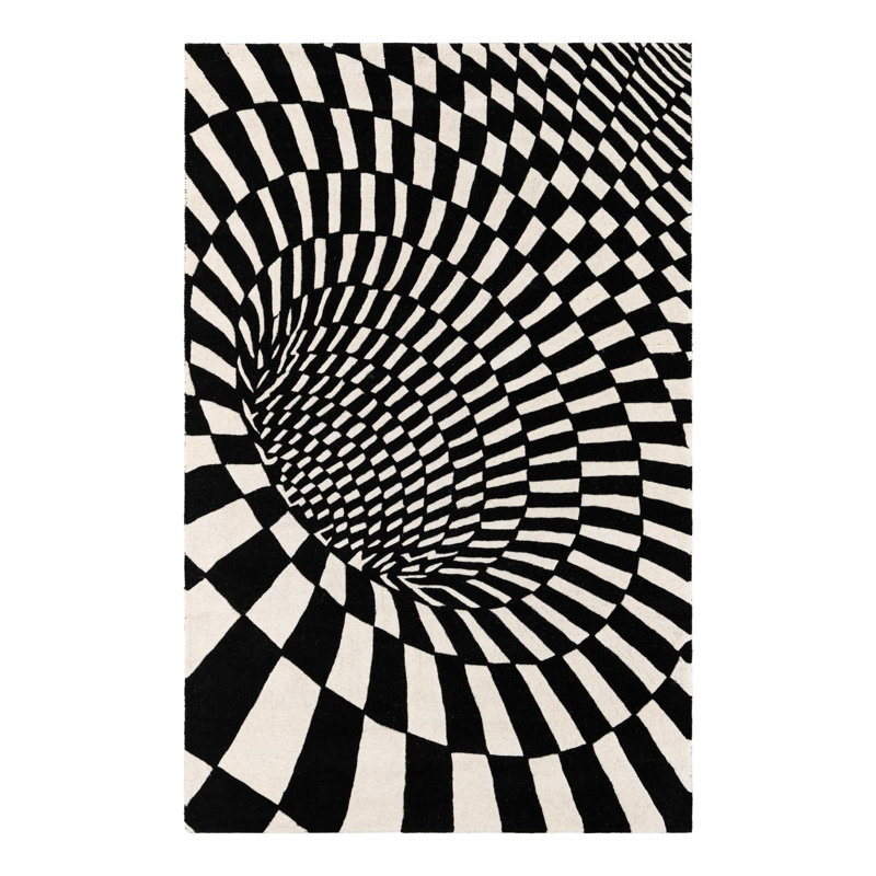 Wrought Studio™ Swirl Nalanie Rug, Rectangle 5'1" x 8'
