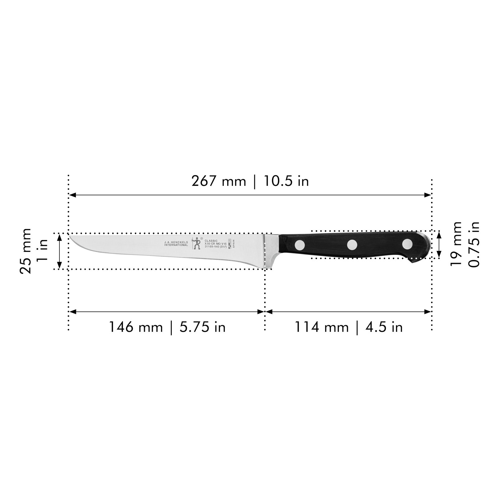 HENCKELS CLASSIC 5.5-inch Boning Knife
