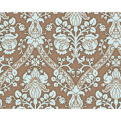 Rouleau de papier peint botanique et floral en relief glamour baroque Sandifer