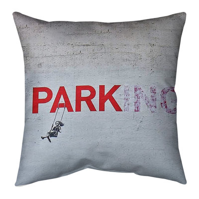 Swing Park Girl Pillow Cover