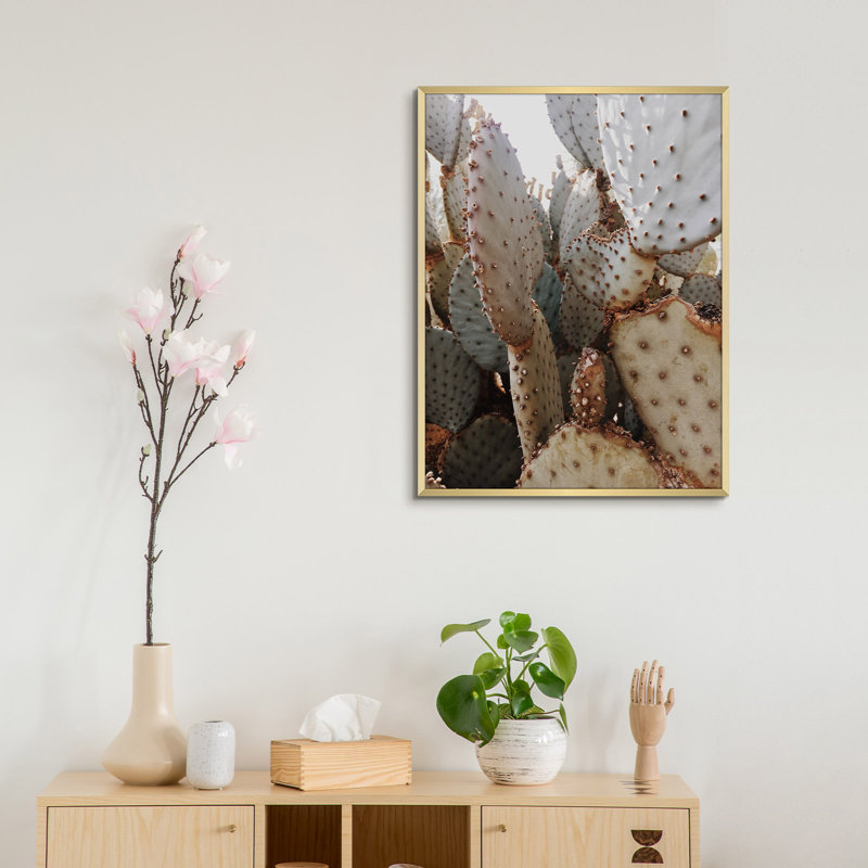 Cadre photo en métal avec passe-partout - Basics by Wayfair ™, 18 po x 24 po emmêlé à 16 po x 20 po, Or