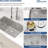 30'' L x 18" W Undermount Kitchen Sink Single Bowl Stainless Steel Kitchen Sink with Sink Grid and Basket Strainer-121250053-121250055