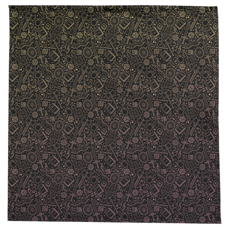 Nappe à motif rpg Leffel, Brun