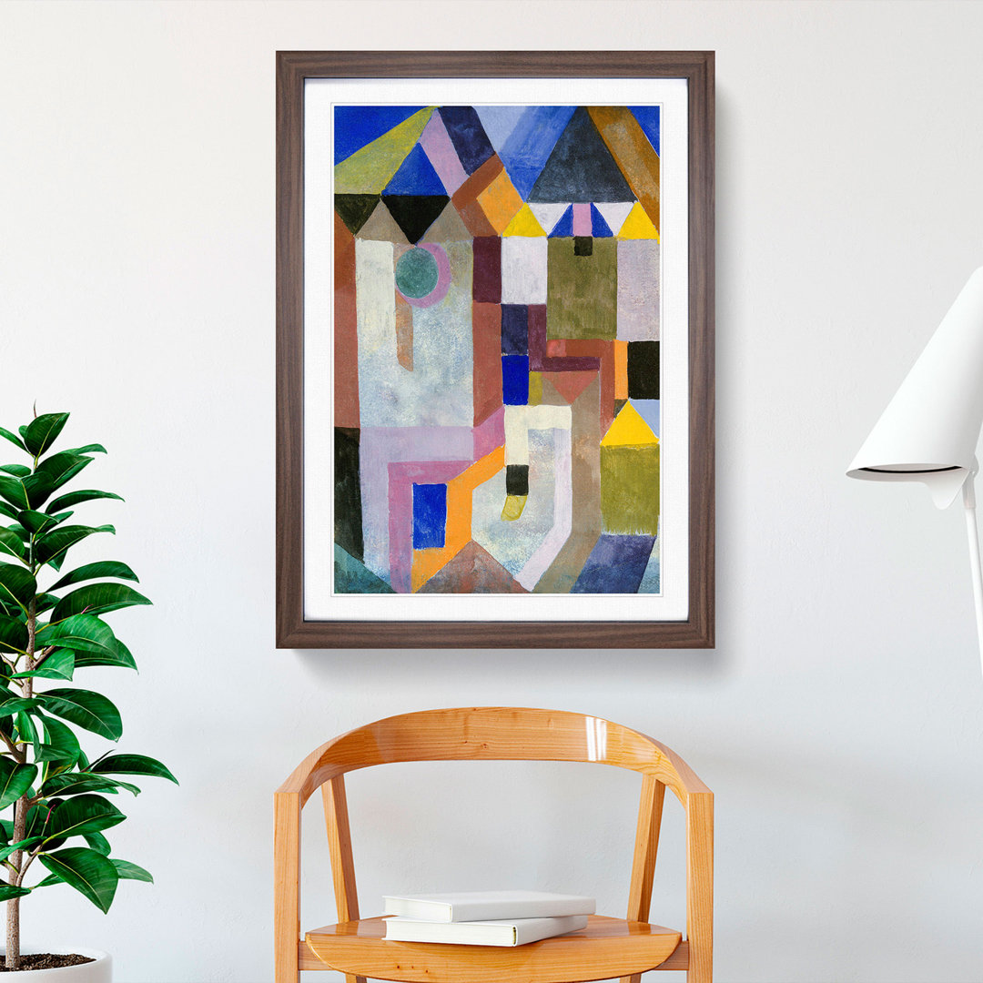Colourful Architecture by Paul Klee - Framed Print